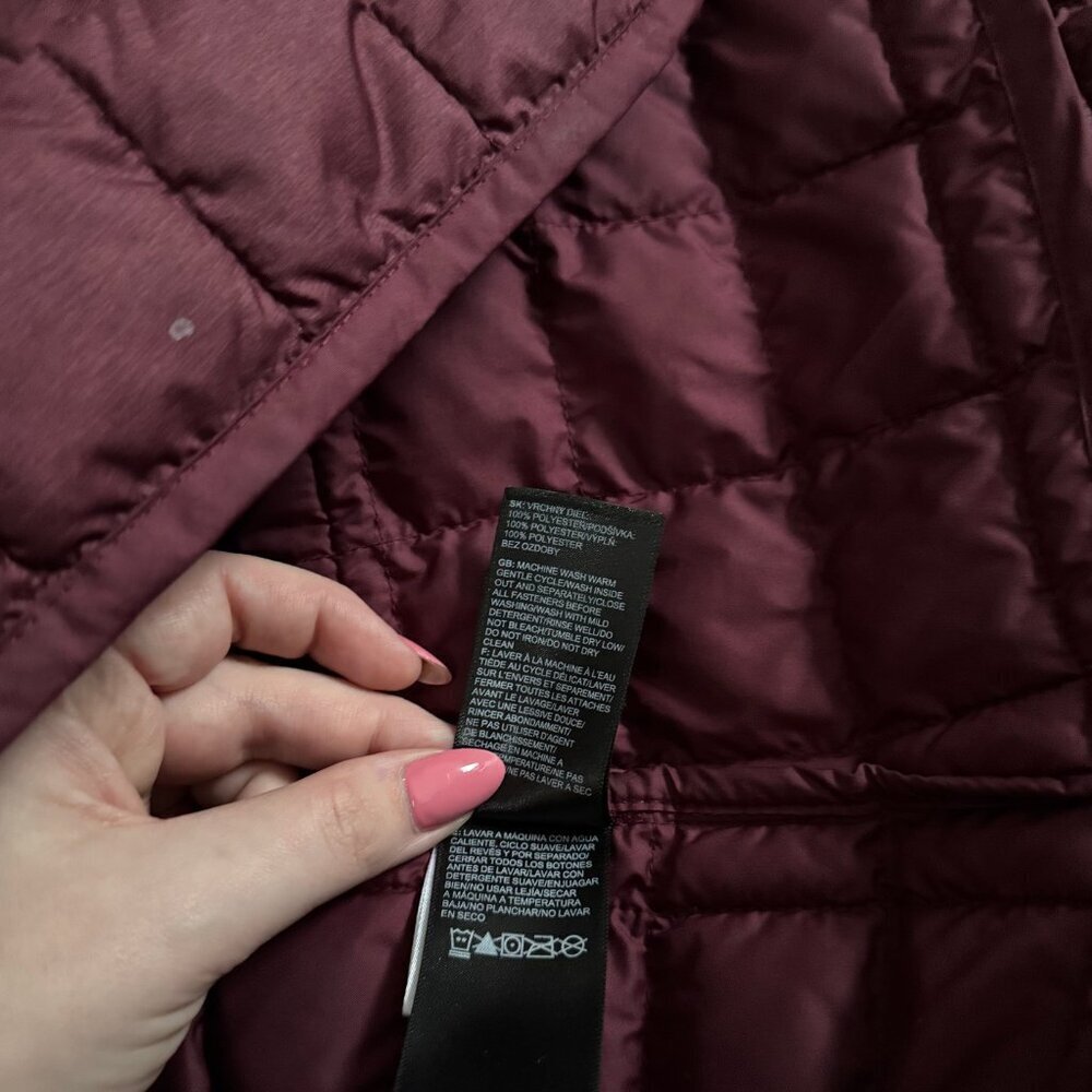 The North Face Women's ThermoBall Eco Long Lightweight Puffer Jacket Size Small - Picture 8 of 10